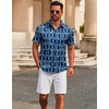 image:imageCOOFANDY Mens Casual Button Down Short Sleeve Shirts Untucked Wrinkle Free Shirt Stretch Dress ShirtsJh648