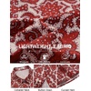 image:imageCOOFANDY Mens Hawaiian Shirt Short Sleeve Button Down Beach Vacation Shirt Retro Summer Tropical Shirts2red Symmetrical Pattern