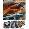 image:imageCOOFANDY Mens Hawaiian Shirt Short Sleeve Button Down Beach Vacation Shirt Retro Summer Tropical ShirtsStriped Oil Painting
