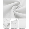 image:imageCOOFANDY Mens Long Sleeve Button Down Shirts Casual Untucked Shirts for Men Dress Shirts Beach Wedding ShirtsA White