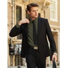 image:imageCOOFANDY Mens Long Sleeve Button Down Shirts Casual Untucked Shirts for Men Dress Shirts Beach Wedding ShirtsArmy Green