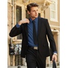 image:imageCOOFANDY Mens Long Sleeve Button Down Shirts Casual Untucked Shirts for Men Dress Shirts Beach Wedding ShirtsNavy Blue