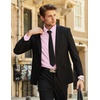 image:imageCOOFANDY Mens Long Sleeve Button Down Shirts Casual Untucked Shirts for Men Dress Shirts Beach Wedding ShirtsPink