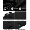 image:imageCOOFANDY Mens Long Sleeve Casual Button Down Shirts Untucked Shirts for Men Regular Fit Dress Shirt01black