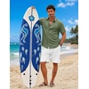 image:imageCOOFANDY Mens Short Sleeve Button Down Shirts Casual Summer Shirts Linen Beach Shirt with PocketArmy Green