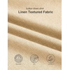 image:imageCOOFANDY Mens Short Sleeve Button Down Shirts Casual Summer Shirts Linen Beach Shirt with PocketBeige