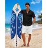 image:imageCOOFANDY Mens Short Sleeve Button Down Shirts Casual Summer Shirts Linen Beach Shirt with PocketBlack