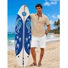 image:imageCOOFANDY Mens Short Sleeve Button Down Shirts Casual Summer Shirts Linen Beach Shirt with PocketLight Khaki