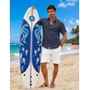 image:imageCOOFANDY Mens Short Sleeve Button Down Shirts Casual Summer Shirts Linen Beach Shirt with PocketNavy Blue