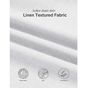 image:imageCOOFANDY Mens Short Sleeve Button Down Shirts Casual Summer Shirts Linen Beach Shirt with PocketWhite