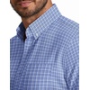 image:imageCOOFANDY Mens Short Sleeve Oxford Shirt Plaid Casual Button Down Shirts Summer Untucked Dress Shirt with Pocket01blue Plaid