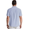 image:imageCOOFANDY Mens Short Sleeve Oxford Shirt Plaid Casual Button Down Shirts Summer Untucked Dress Shirt with Pocket01light Grey Plaid