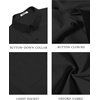 image:imageCOOFANDY Mens Short Sleeve Oxford Shirt Plaid Casual Button Down Shirts Summer Untucked Dress Shirt with PocketBlack