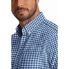 image:imageCOOFANDY Mens Short Sleeve Oxford Shirt Plaid Casual Button Down Shirts Summer Untucked Dress Shirt with PocketBlue Green Plaid