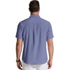 image:imageCOOFANDY Mens Short Sleeve Oxford Shirt Plaid Casual Button Down Shirts Summer Untucked Dress Shirt with PocketDeep Blue