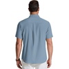 image:imageCOOFANDY Mens Short Sleeve Oxford Shirt Plaid Casual Button Down Shirts Summer Untucked Dress Shirt with PocketDenim Blue