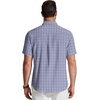 image:imageCOOFANDY Mens Short Sleeve Oxford Shirt Plaid Casual Button Down Shirts Summer Untucked Dress Shirt with PocketGrey White Plaid