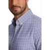 image:imageCOOFANDY Mens Short Sleeve Oxford Shirt Plaid Casual Button Down Shirts Summer Untucked Dress Shirt with PocketGrey White Plaid