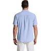 image:imageCOOFANDY Mens Short Sleeve Oxford Shirt Plaid Casual Button Down Shirts Summer Untucked Dress Shirt with PocketLight Blue