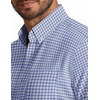 image:imageCOOFANDY Mens Short Sleeve Oxford Shirt Plaid Casual Button Down Shirts Summer Untucked Dress Shirt with PocketLight Blue Plaid