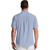 image:imageCOOFANDY Mens Short Sleeve Oxford Shirt Plaid Casual Button Down Shirts Summer Untucked Dress Shirt with PocketLight Blue Plaid