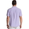 image:imageCOOFANDY Mens Short Sleeve Oxford Shirt Plaid Casual Button Down Shirts Summer Untucked Dress Shirt with PocketLight Purple Plaid