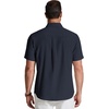 image:imageCOOFANDY Mens Short Sleeve Oxford Shirt Plaid Casual Button Down Shirts Summer Untucked Dress Shirt with PocketNavy Blue