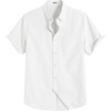 image:imageCOOFANDY Mens Short Sleeve Oxford Shirt Plaid Casual Button Down Shirts Summer Untucked Dress Shirt with PocketWhite