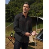 image:imageCOOFANDY Mens Western Cowboy Shirts Long Sleeve Cotton Casual Button Down Work Shirt with PocketsBlack  Red