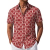 2-red Symmetrical Pattern