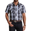 Black grey Plaid