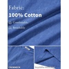image:imageCOOFANDY Mens 100 Cotton TShirts Short Sleeve T Shirt Crew Neck Tees Casual Wash Basic Tee ShirtsBlue