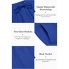 image:imageCOOFANDY Mens 2 Pieces Cotton Linen Set Long Sleeve Henley Shirts Casual Beach Pants With Pockets Summer Yoga OutfitsRoyal Blue