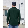 image:imageCOOFANDY Mens Button Down Shirt Corduroy Long Sleeve Casual Untucked Shirt Jacket with PocketGreen