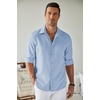 image:imageCOOFANDY Mens Button Down Shirt Long Sleeve Untucked Shirts Summer Casual Dress ShirtsAngel Falls