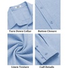 image:imageCOOFANDY Mens Button Down Shirt Long Sleeve Untucked Shirts Summer Casual Dress ShirtsAngel Falls