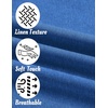 image:imageCOOFANDY Mens Button Down Shirts Short Sleeve Casual Summer Beach Shirts Vacation Wedding ShirtsOcean Blue