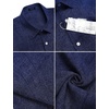 image:imageCOOFANDY Mens Casual Button Down Shirts Short Sleeve Linen Shirts Summer Beach Dress ShirtBlue