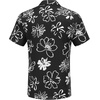image:imageCOOFANDY Mens Casual Button Down Shirts Short Sleeve Textured Summer Beach Shirt with PocketBlack White Flower