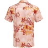 image:imageCOOFANDY Mens Casual Button Down Shirts Short Sleeve Textured Summer Beach Shirt with PocketCoral Pinktropical Style