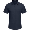 image:imageCOOFANDY Mens Casual Button Down Shirts Short Sleeve Textured Summer Beach Shirt with PocketIndigo