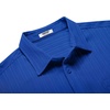 image:imageCOOFANDY Mens Casual Button Down Shirts Short Sleeve Textured Summer Beach Shirt with PocketRoyal Blue