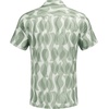 image:imageCOOFANDY Mens Casual Button Down Shirts Short Sleeve Textured Summer Beach Shirt with PocketSage Green Patterned