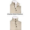 image:imageCOOFANDY Mens Casual Pullover Sweater Quarter Button Fleece Sweatshirt Knitted Thermal SweatersApricot