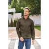 image:imageCOOFANDY Mens Casual Pullover Sweater Quarter Button Fleece Sweatshirt Knitted Thermal SweatersCoffee