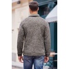 image:imageCOOFANDY Mens Casual Pullover Sweater Quarter Button Fleece Sweatshirt Knitted Thermal SweatersPale Grey