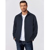 image:imageCOOFANDY Mens Flannel Shirts Long Sleeve Casual Cotton Plaid Button Down Shirt Jacket with PocketsNavy Blue