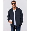 image:imageCOOFANDY Mens Flannel Shirts Long Sleeve Casual Cotton Plaid Button Down Shirt Jacket with PocketsNavy Blue