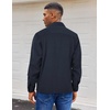 image:imageCOOFANDY Mens Flannel Shirts Long Sleeve Casual Cotton Plaid Button Down Shirt Jacket with PocketsNavy Blue