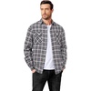 image:imageCOOFANDY Mens Flannel Shirts Long Sleeve Casual Plaid Button Down Shirt Cotton Shirt Cowboy Work Shirts with PocketsNavy Blue
